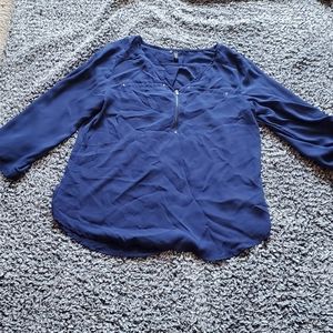 Maurices Slate Blue Blouse - M